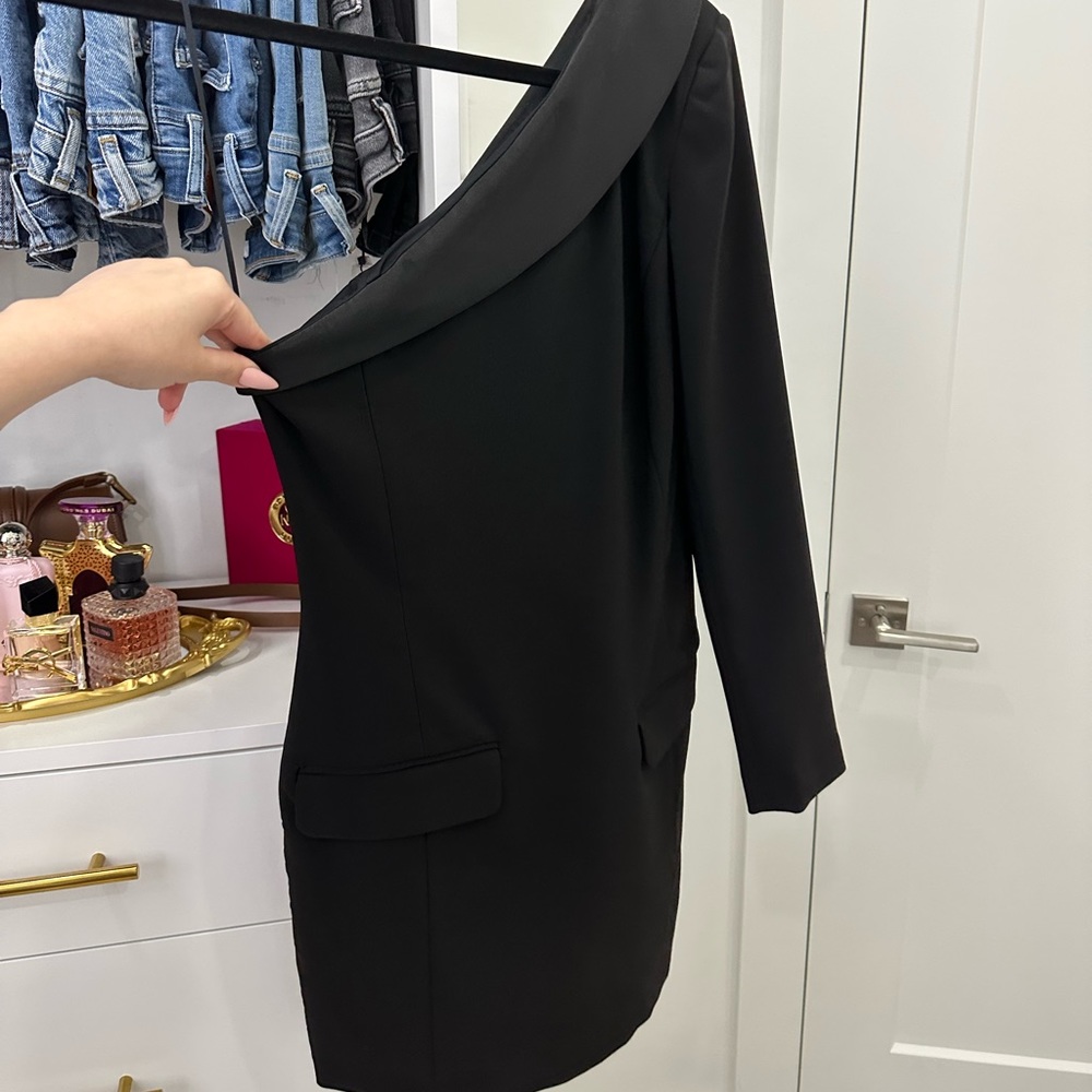 Black zara dress size small